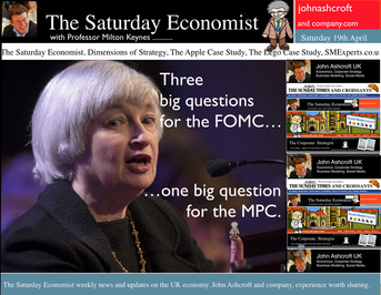 The Saturday Economist, 19th April 