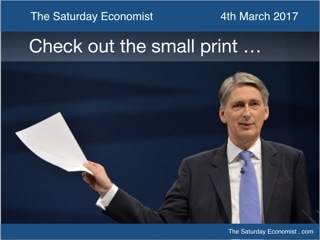 The Saturday Economist ... Budget Week ... Check out the small print 