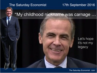The Saturday Economist, my chidlhood name was carnage ...
