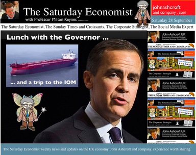 The Saturday Economist, Lunch with the Governor and a trip to the Isle of Man 