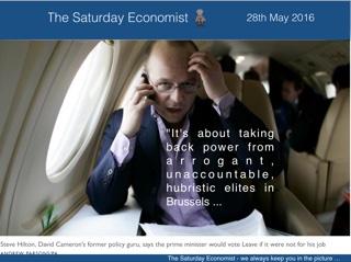 The Saturday Economist: Steve Hilton back in the UK 