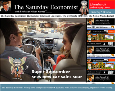 The Saturday Economist, Super September sees new car sales soar 