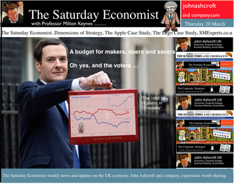 The Saturday Economist, on Budget Day