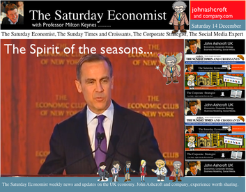 The Saturday Economist, Latest Blog Post, the Spirit of the Seasons