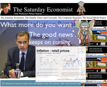 The Saturday Economist, Latest update, the good news keeps on coming 