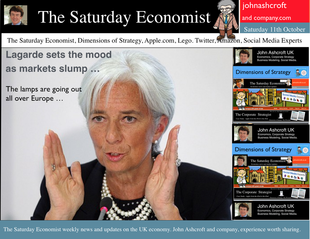 The Saturday Economist. Lagarde sets the mood as markets slump ...