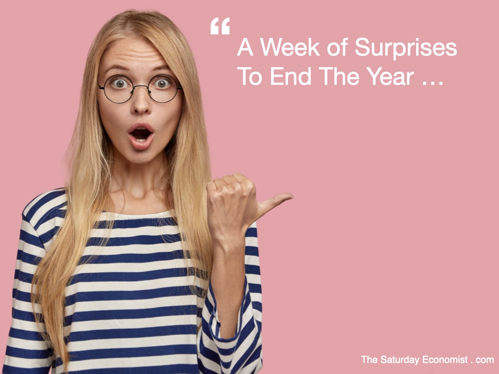 A Week of Surprises ... To End The Year 