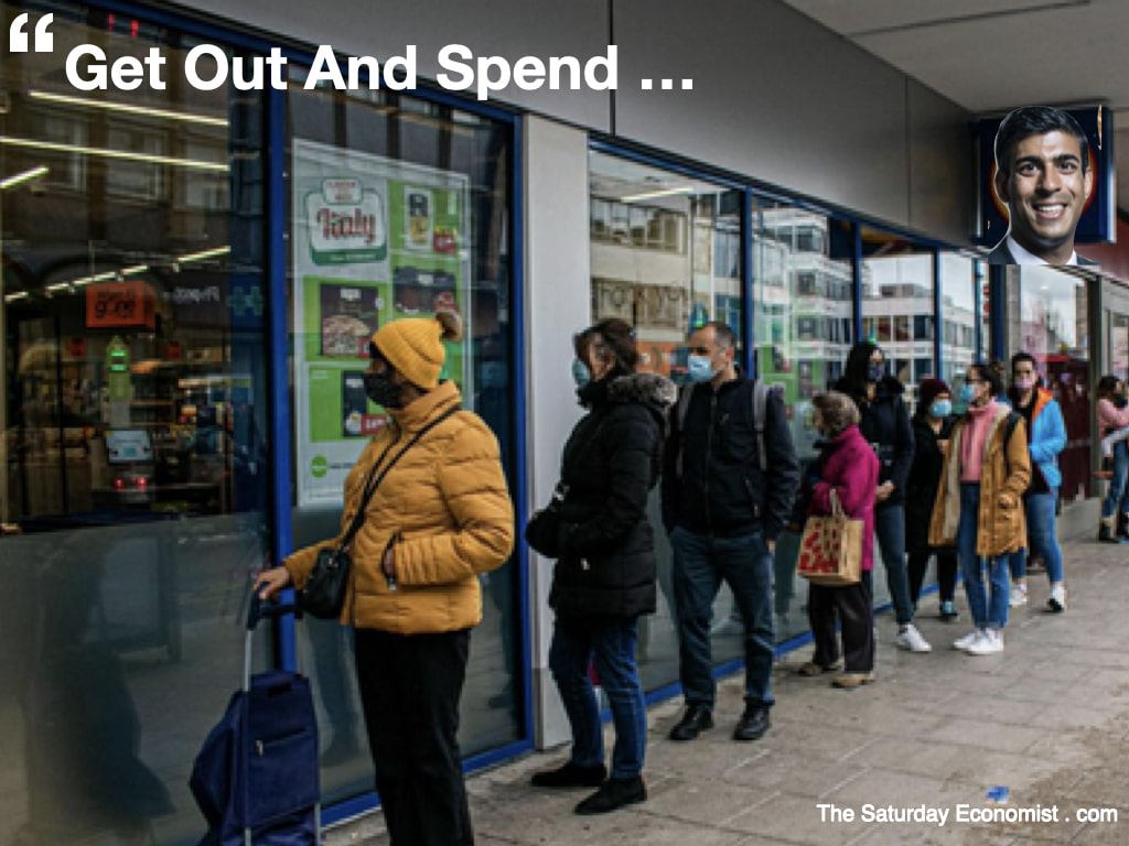 The Saturday Economist ... Get Out and Spend ...
