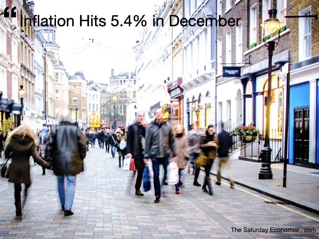 The Saturday Economist Inflation hits 5.4%