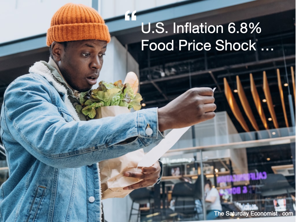 The Saturday Econommist US inflation hits 6.8%