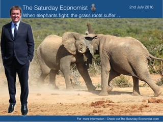 The Saturday Economist, when elephants fight 