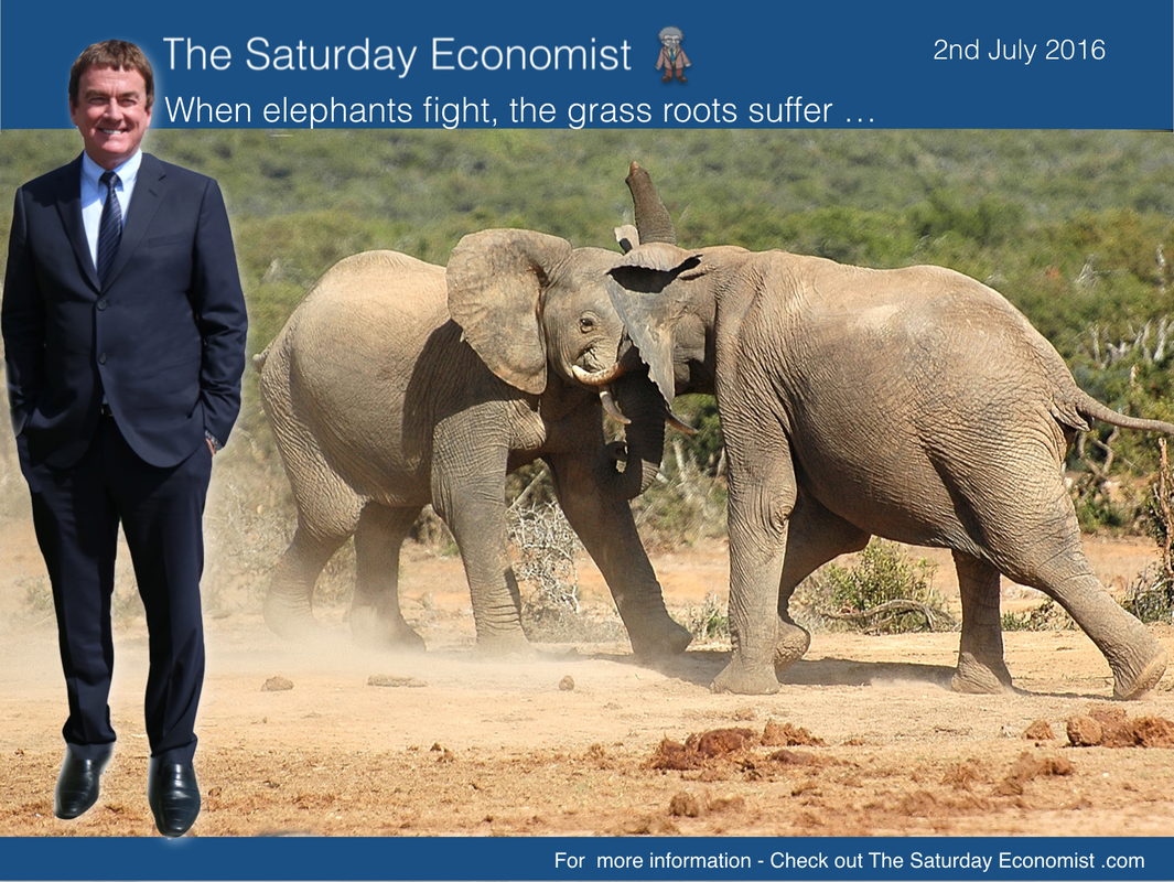 The Saturday Economist , when elephants fight 