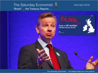 The Saturday Economist ... The Treasury counts the cost of leaving