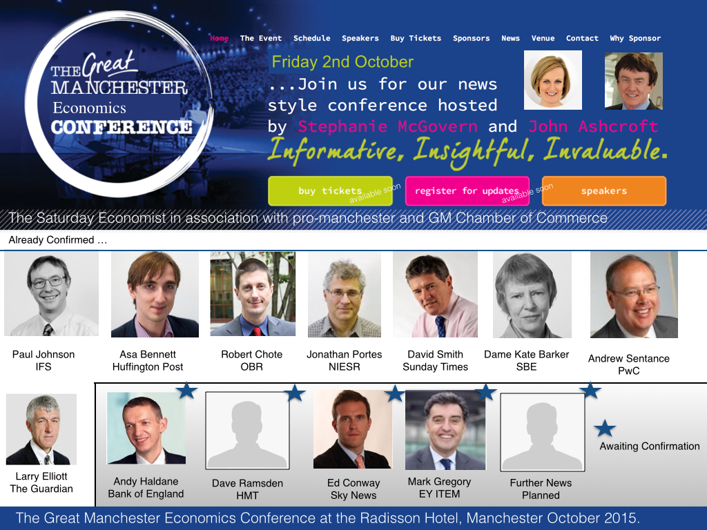 The Great Manchester Economics Conference, October 2015 