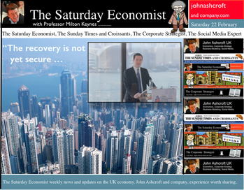 The Saturday Economist, the recovery is not yet secure or is it?