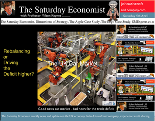 The Saturday Economist, Car Sales Soar, House Prices up 10%
