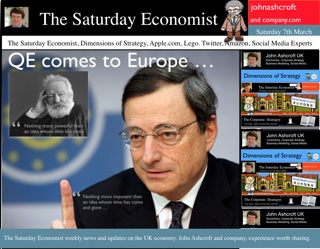The Saturday Economist, QE comes to Europe, an idea whise time has come and gone 