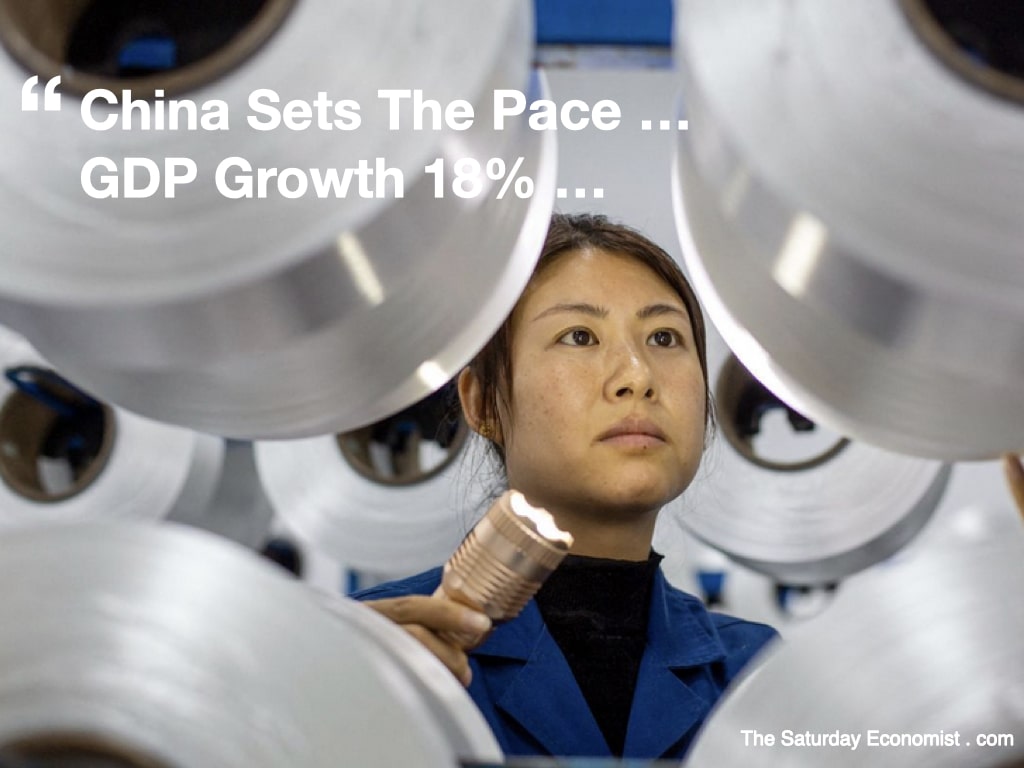 The Saurday Economist ... China Sets The Pace ....