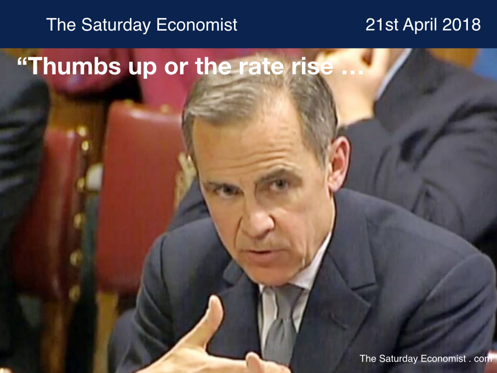The Saturday Economist ... Thumbs Up or the rate rise ...