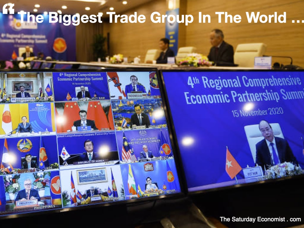 The Saturday Economist ... The Largest Trade Group in the world ...