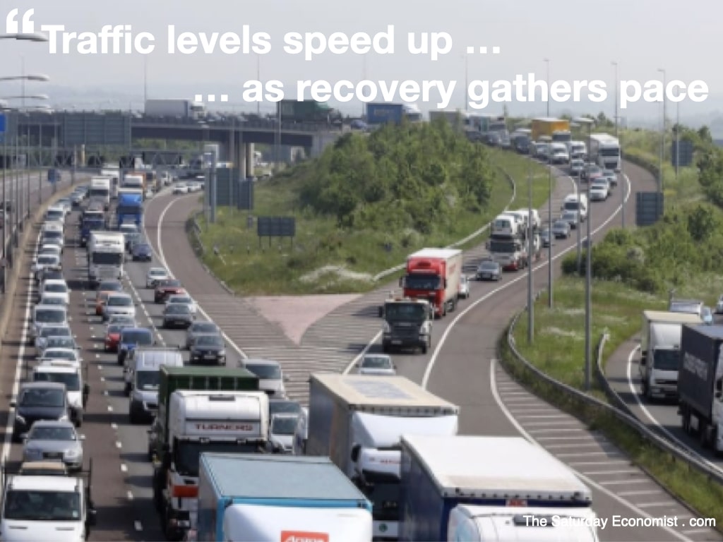 The Saturday Economist ... Traffic Levels Speed Up 