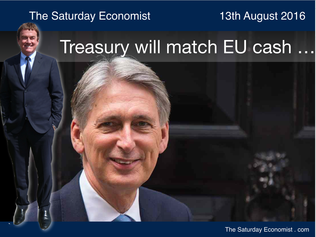 The Saturday Economist ... Treasury will match EU cash 