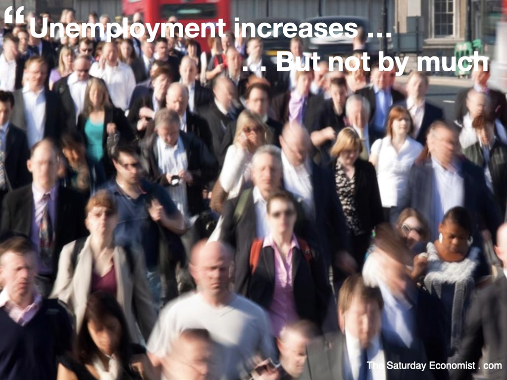 The Saturday Economist ... Unemployment Increases 