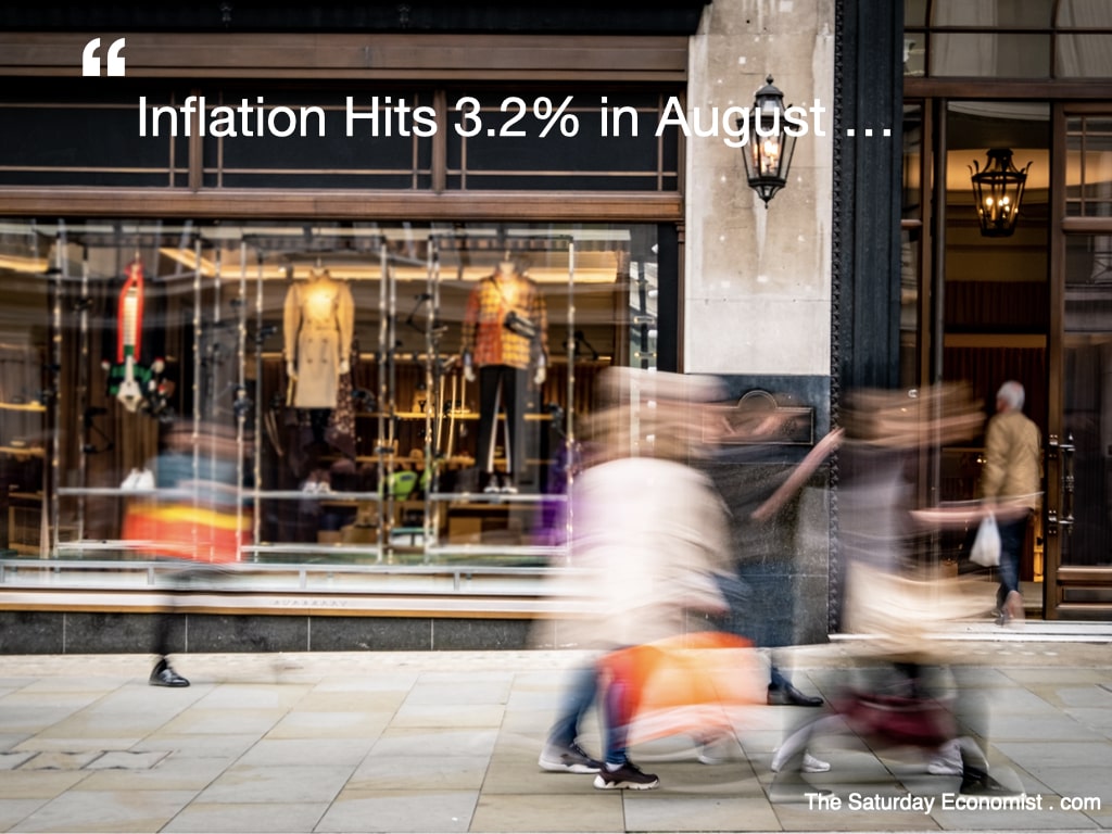 The Ssaturday Economist ... Inflation Hits 3.2%  